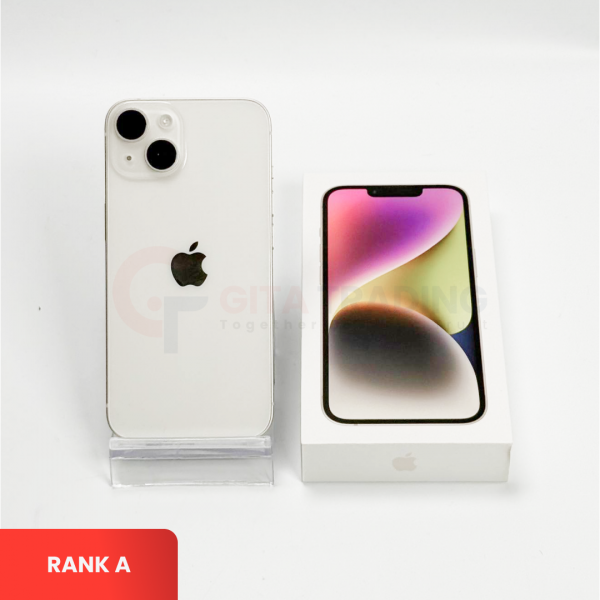 APPLE iPhone 14 5G Starlight - Sim Free | ROM: 128GB | Battery Health: 89% | IMEI: 350210439267163 | RANK A