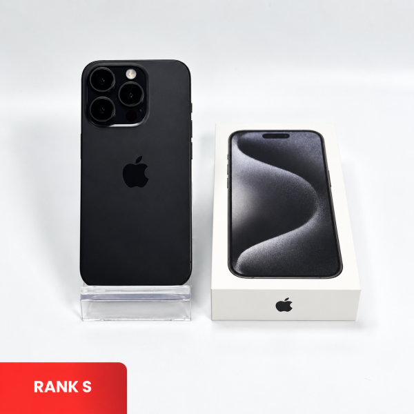 APPLE iPhone 15 Pro 5G Black Titanium - Sim Free | ROM: 256GB | Battery Health: 83% |  IMEI: 354757290424099 | RANK S