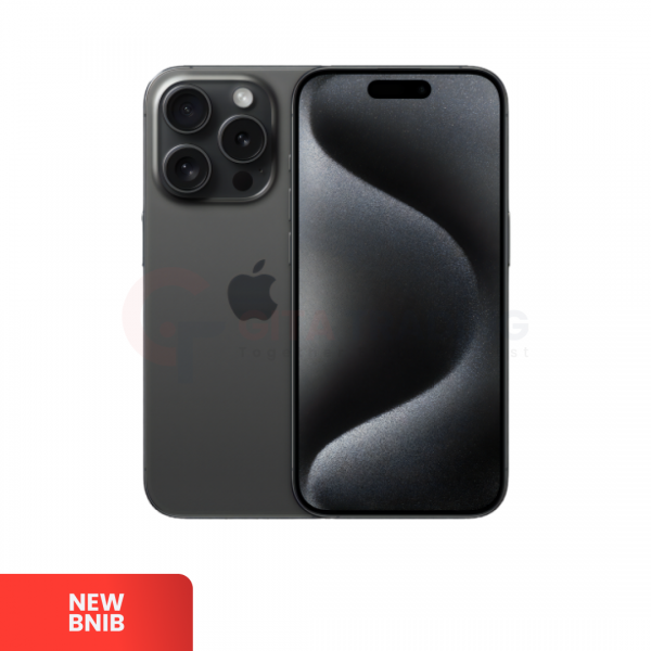 APPLE iPhone 15 Pro Max 5G Black Titanium - Sim Free | ROM: 1000GB (1TB) | Dual Sim FISIK & Silent Camera | IMEI: 353104761865511 | NEW BNIB