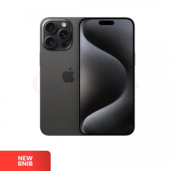 APPLE iPhone 15 Pro Max 5G Black Titanium - Sim Free | ROM: 1000GB(1TB) | Dual Sim FISIK & Silent Camera | IMEI: 353104761878555 | NEW BNIB