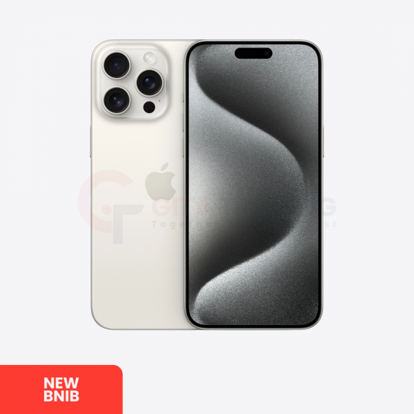 APPLE iPhone 15 Pro Max 5G White Titanium - Sim Free | ROM: 256GB | Dual Sim & Silent Camera | IMEI: 359162411708402 | NEW BNIB